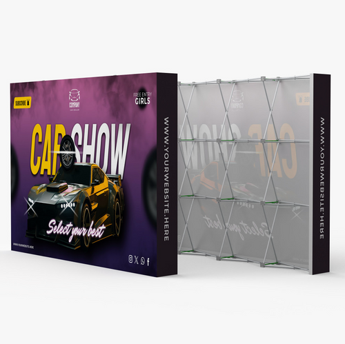 10x8 Fabric Pop Up Display